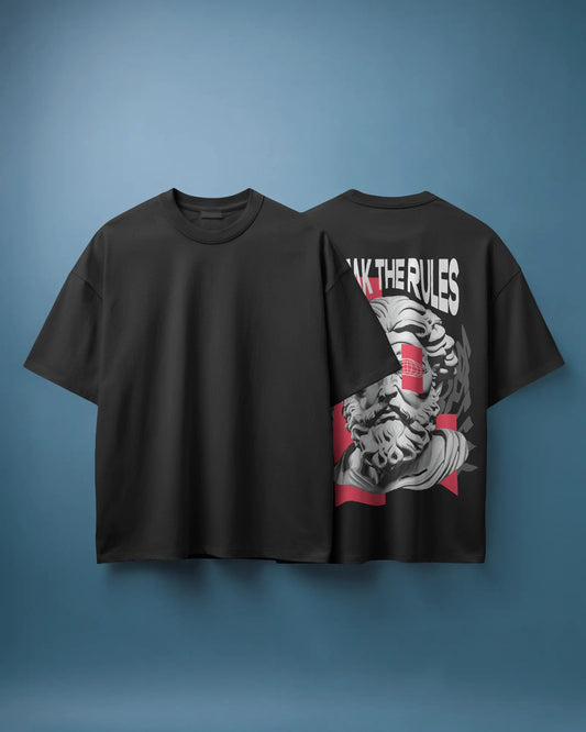Break Rules | Pop Culture Graphic Oversized Tee