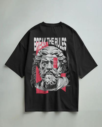 Break Rules | Pop Culture Graphic Oversized Tee