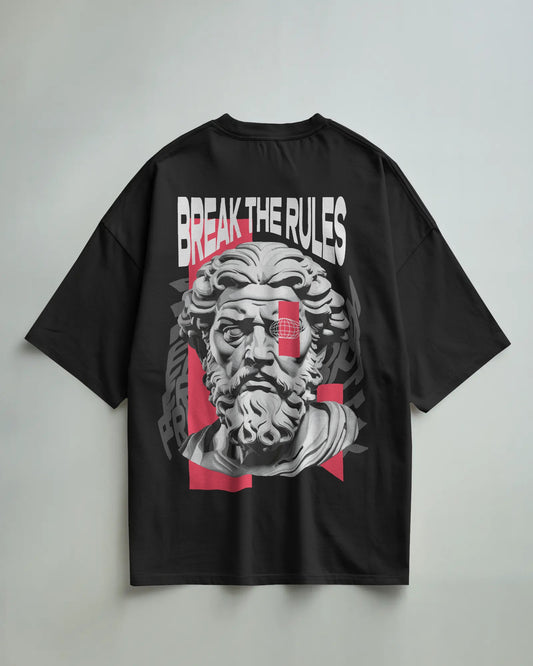 Break Rules | Pop Culture Graphic Oversized Tee