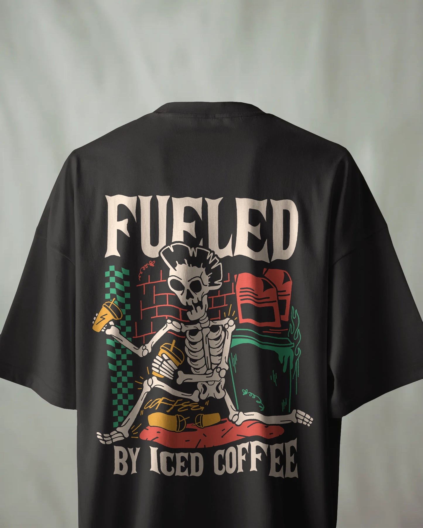 Fueled by Ice Coffee | Oversized Tees