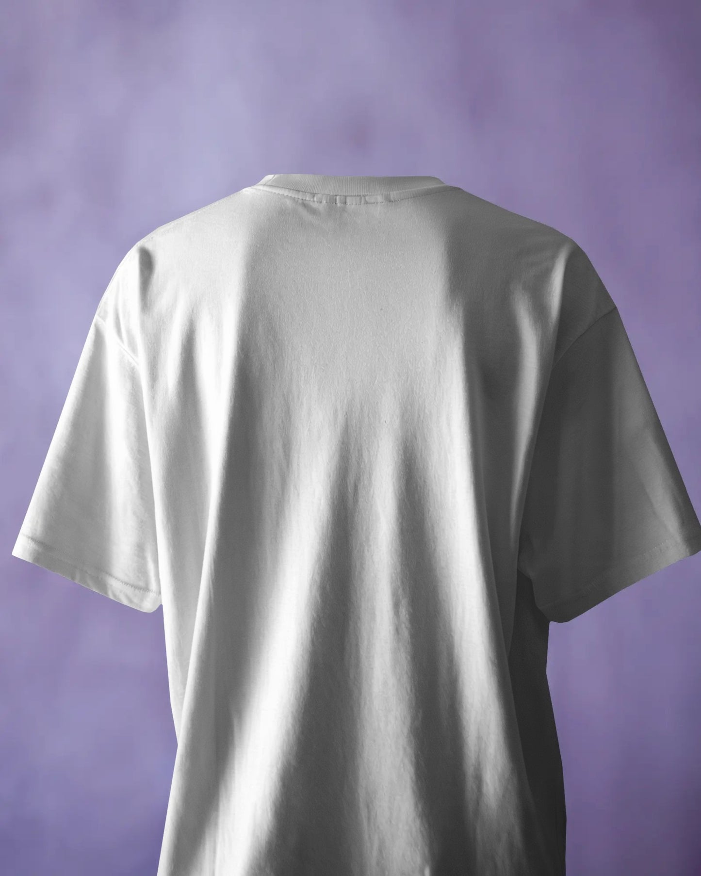 Silent Edge | Mini Sword Front & Plain Back Oversized T-Shirt