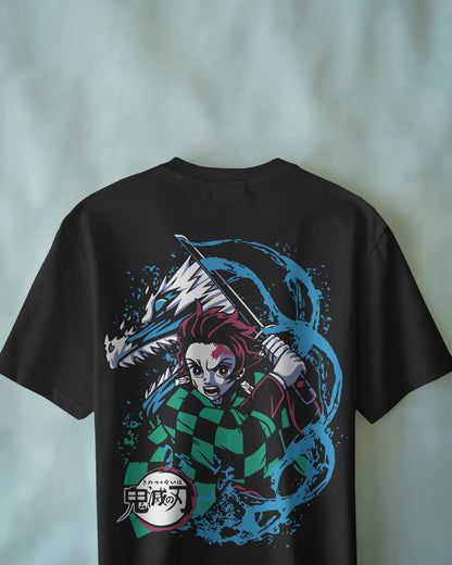 Tanjiro Kamado Hinokami Kagura | Demon Slayer Minimalist T-Shirt