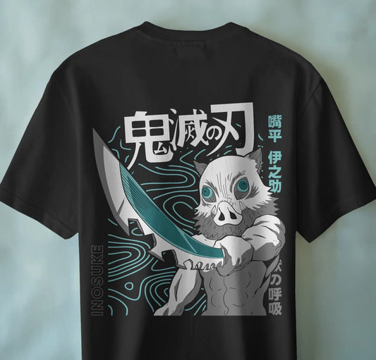 Inosuke Hashibira Beast Mode | Demon Slayer Minimalist T-Shirt