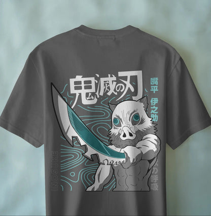 Inosuke Hashibira Beast Mode | Demon Slayer Minimalist T-Shirt