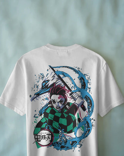 Tanjiro Kamado Hinokami Kagura | Demon Slayer Minimalist T-Shirt