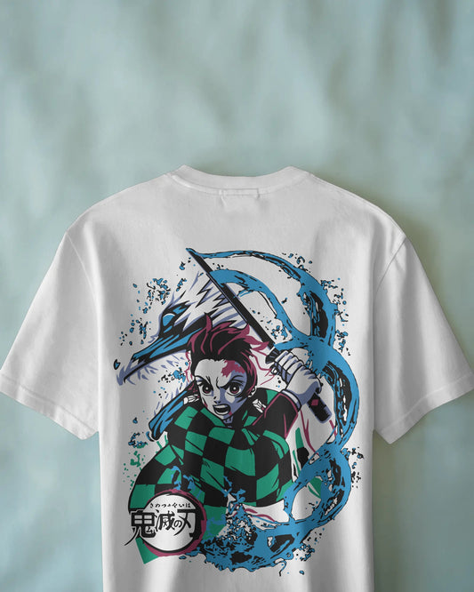 Tanjiro Kamado Hinokami Kagura | Demon Slayer Minimalist T-Shirt